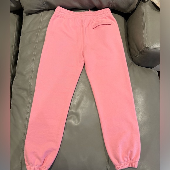 Maison Kitsuné Women's Drawstring Trackpants in Pink Size Small - Picture 4 of 6